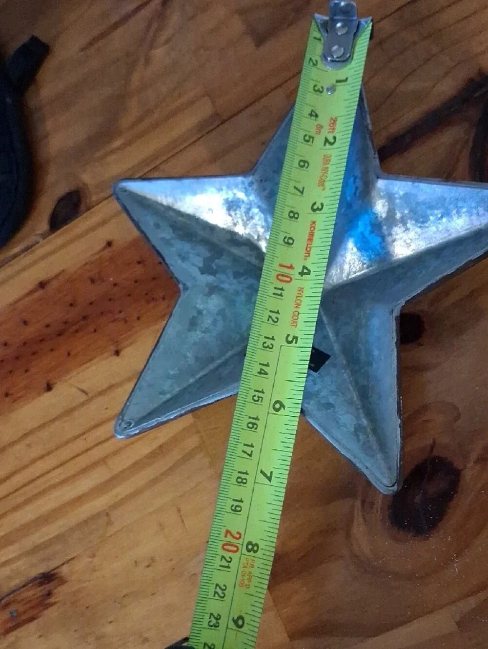 Rustic Metal Star Wall Hook - Bronze and Silver